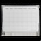 Flipside 24in X 36in Aluminum Framed Calendar Magnetic White Dry Erase Board 17303 - alternate 1